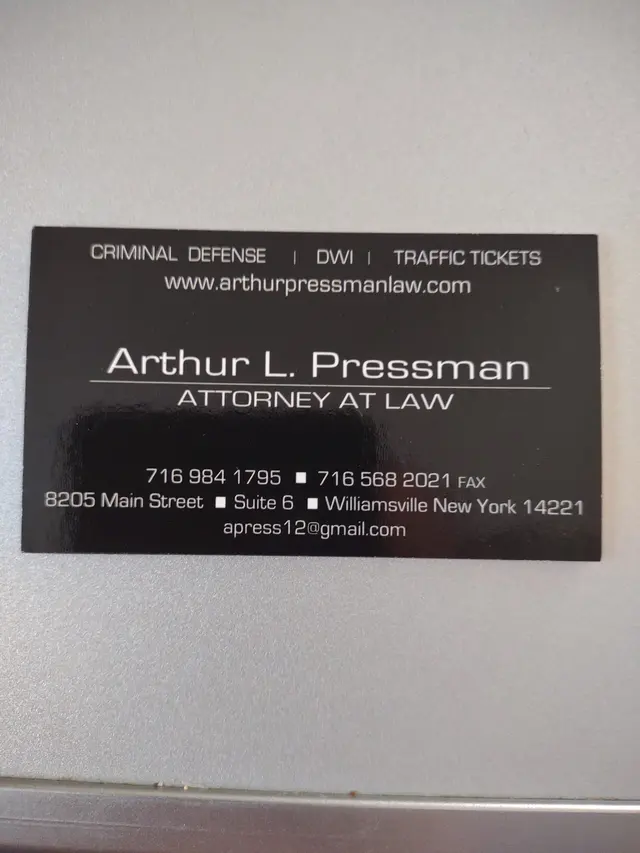 Arthur L. Pressman, Attorney at Law - Buffalo — customer photo 6