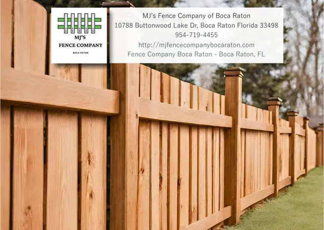 MJ's Fence Company of Boca Raton — photo from the business 1