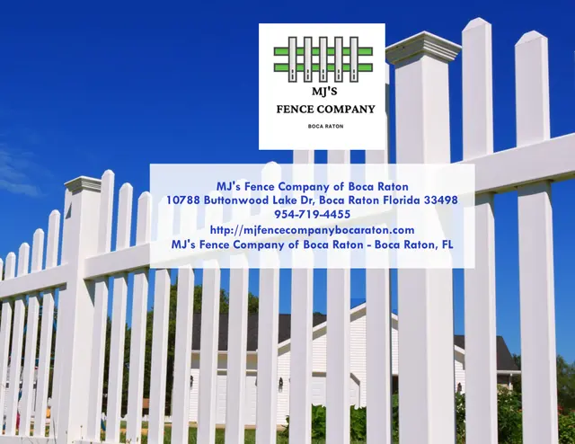 MJ's Fence Company of Boca Raton — photo from the business 11