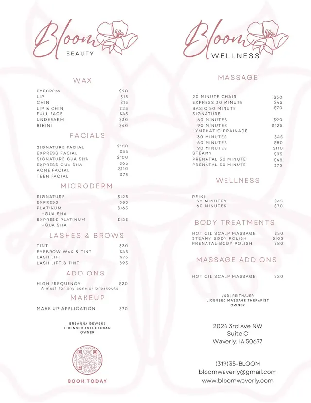 Bloom Beauty and Wellness — photo from the business 2