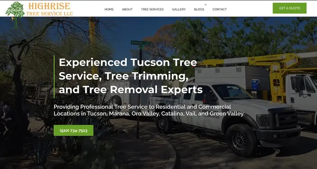 Highrise Tree Service Tucson, Tree Removal, Tree Trimming, Stump Grinding, Palm Tree Trimming — photo from the business 1