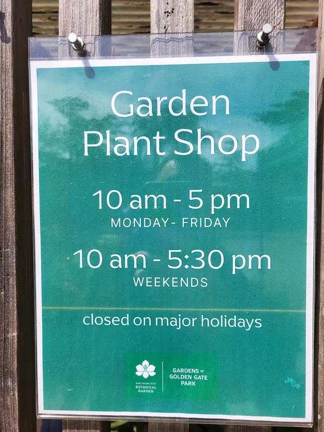 Customer photo of work by San Francisco Botanical Garden, from Joe Pro's review