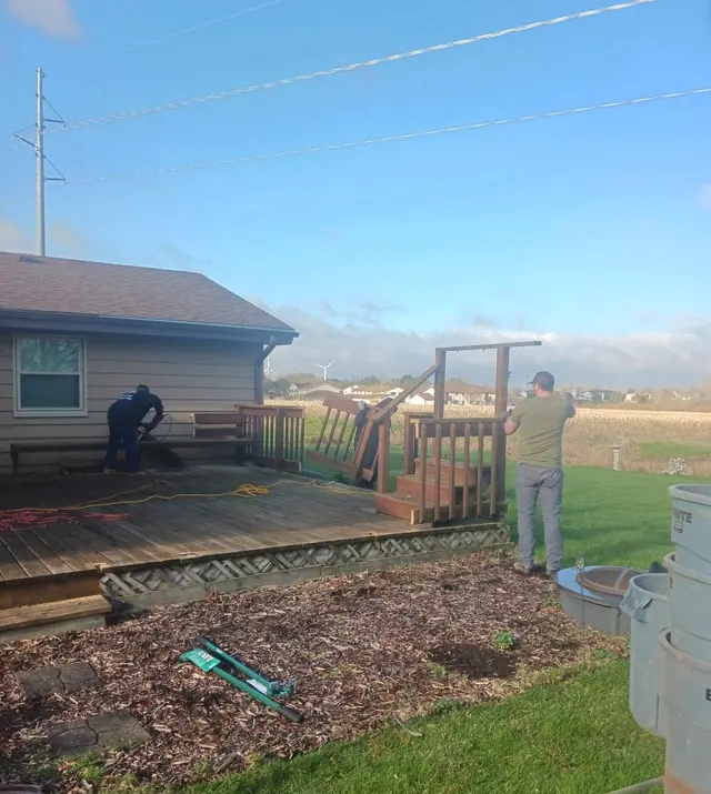 Customer photo of work by SGT HAUL - Junk Removal & Demolition, from Tina Jensen's review