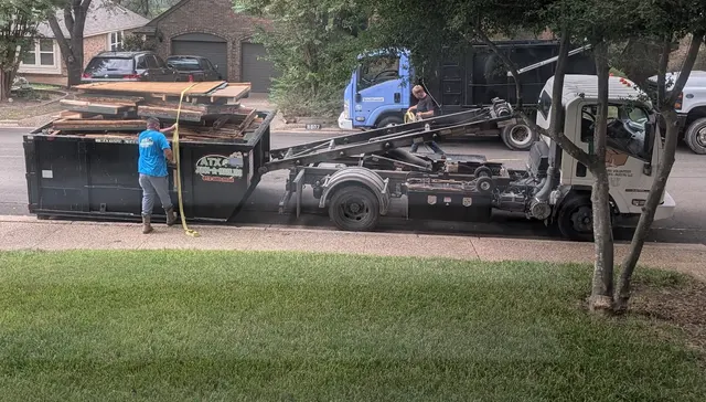 Customer photo of work by ATX Junk-a-Haulics, from dman's review