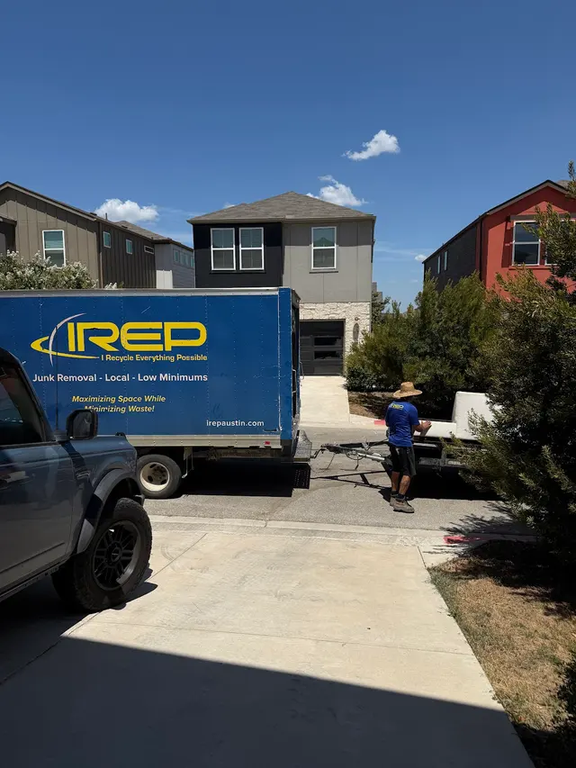 Customer photo of work by IREP Junk Removal, from Josh Jarman's review