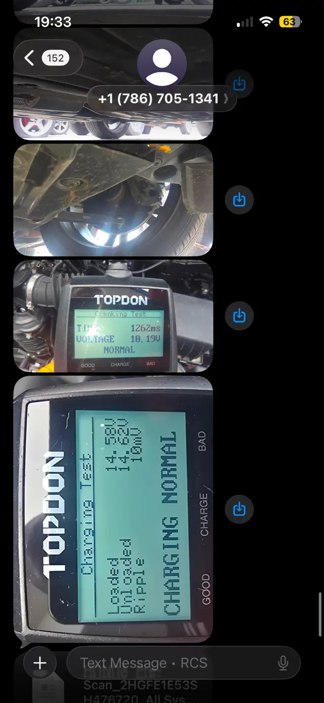Customer photo of work by Mobile Auto Mechanic & Vehicle Inspection Services, from Nasir Diaz's review