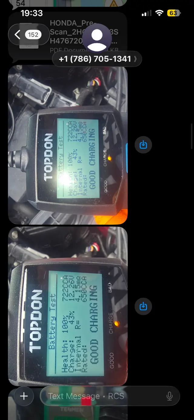 Customer photo of work by Mobile Auto Mechanic & Vehicle Inspection Services, from Nasir Diaz's review