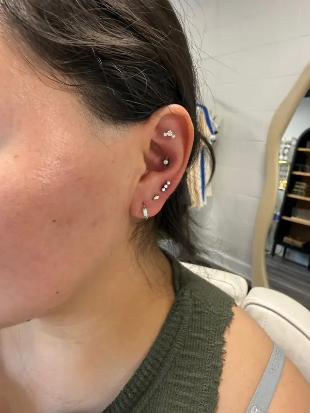 Customer photo of work by Solana Studios: Permanent Jewelry & Piercings, from Joselyn De La Cruz's review