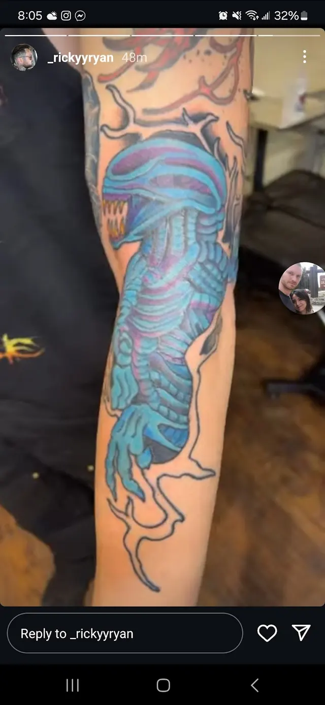 Customer photo of work by R&G Body Art, from Camden Knowlton's review