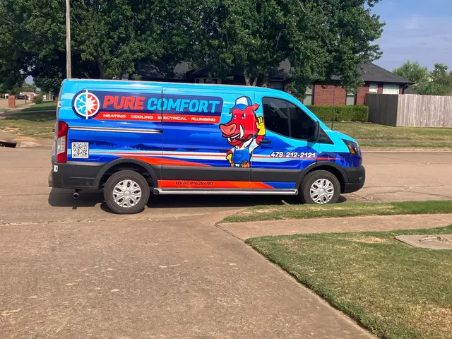 Pure Comfort Heating, Cooling, Electrical & Plumbing — customer photo 8