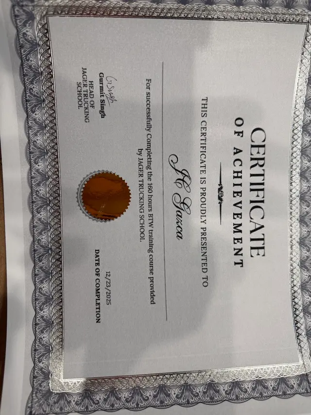 Jager Trucking School inc — customer photo 12