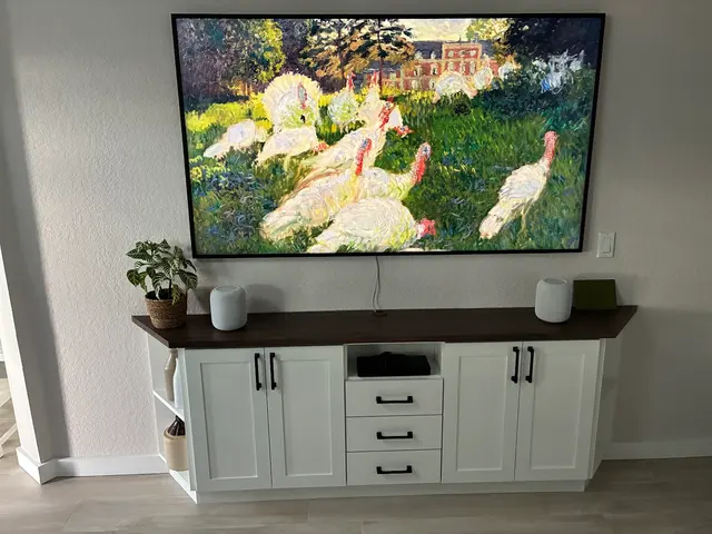 Customer photo of work by Classy Closets, from Tom Hopper's review