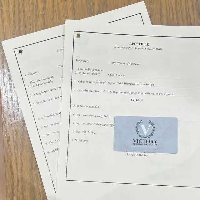Victory Apostille and Notary — photo from the business 3