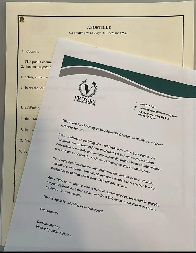 Victory Apostille and Notary — photo from the business 5