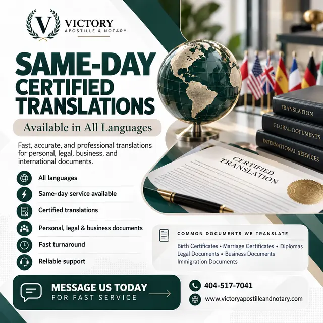 Victory Apostille and Notary — photo from the business 1