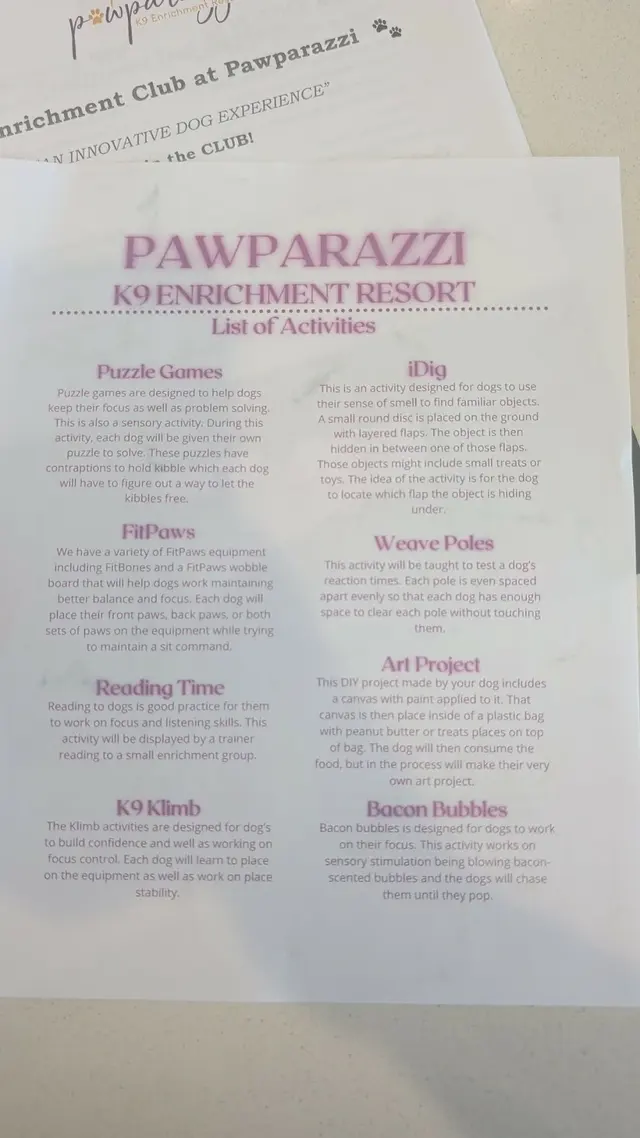Customer photo of work by Pawparazzi K9 Enrichment Resort, from J's review