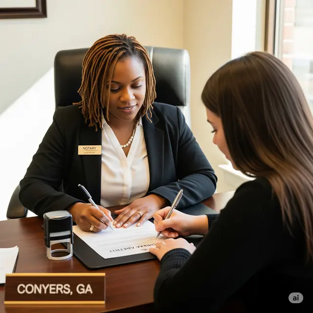 The Conyers Mobile Notary — photo from the business 9