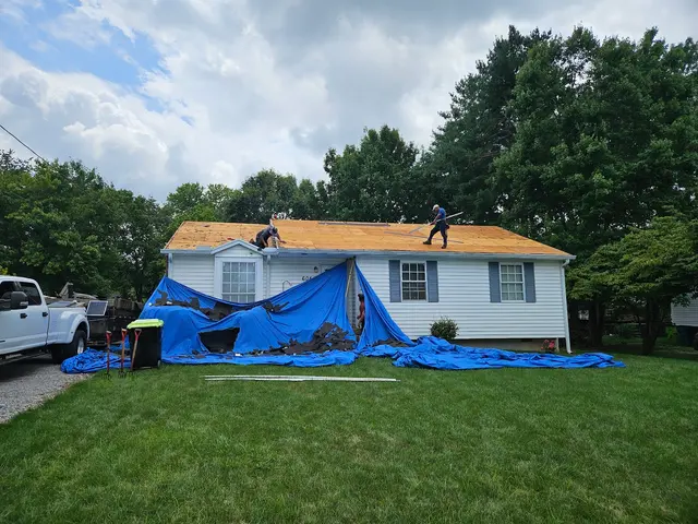 Customer photo of work by Tim Leeper Roofing, from Jay Cooper's review