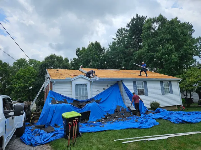 Customer photo of work by Tim Leeper Roofing, from Jay Cooper's review