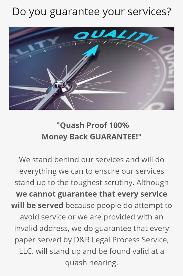 D&R Legal Process Service, LLC. — photo from the business 5