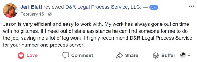 D&R Legal Process Service, LLC. — photo from the business 6