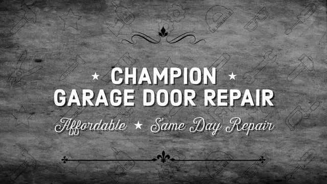 Champion Garage Door Repair — photo from the business 1