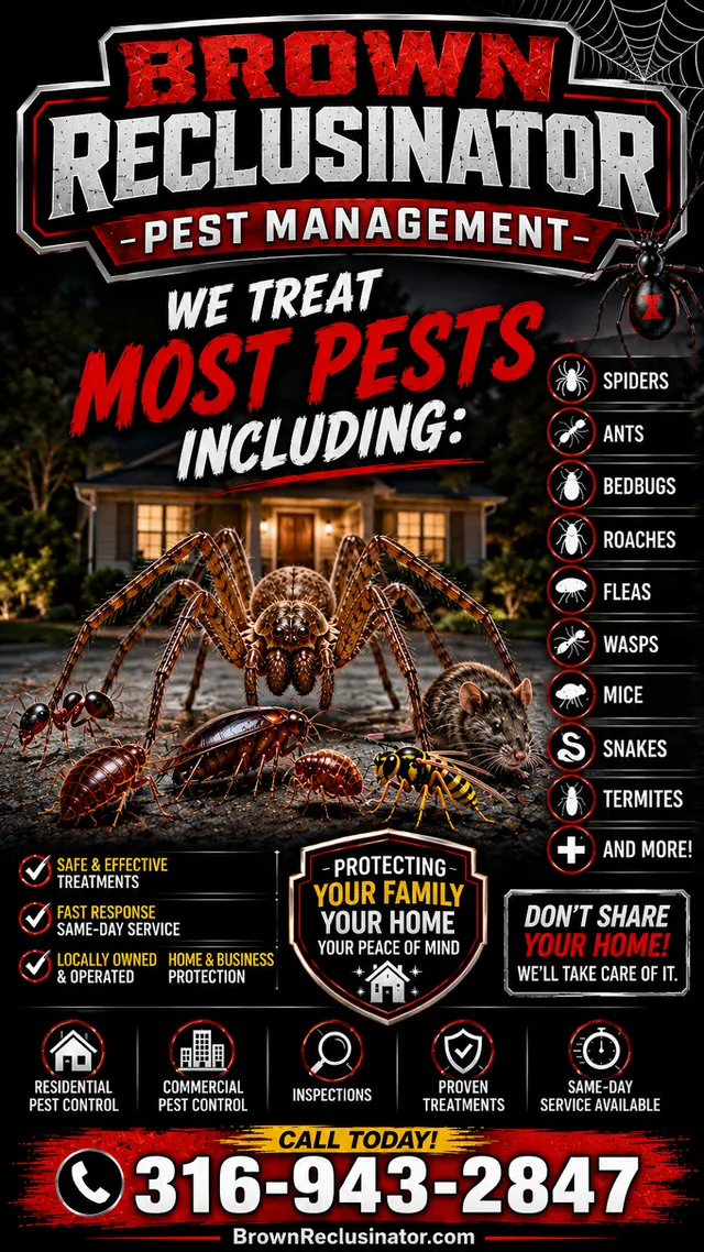 Brown Reclusinator Pest Control — photo from the business 1