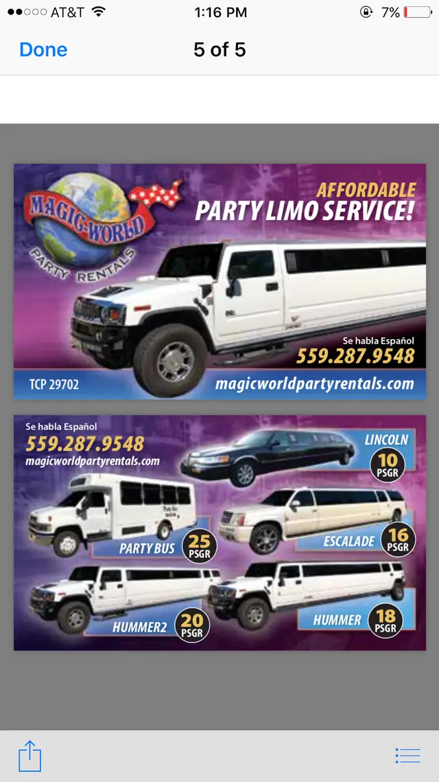 Magic World Limousine - Limousine & Party Bus — photo from the business 12