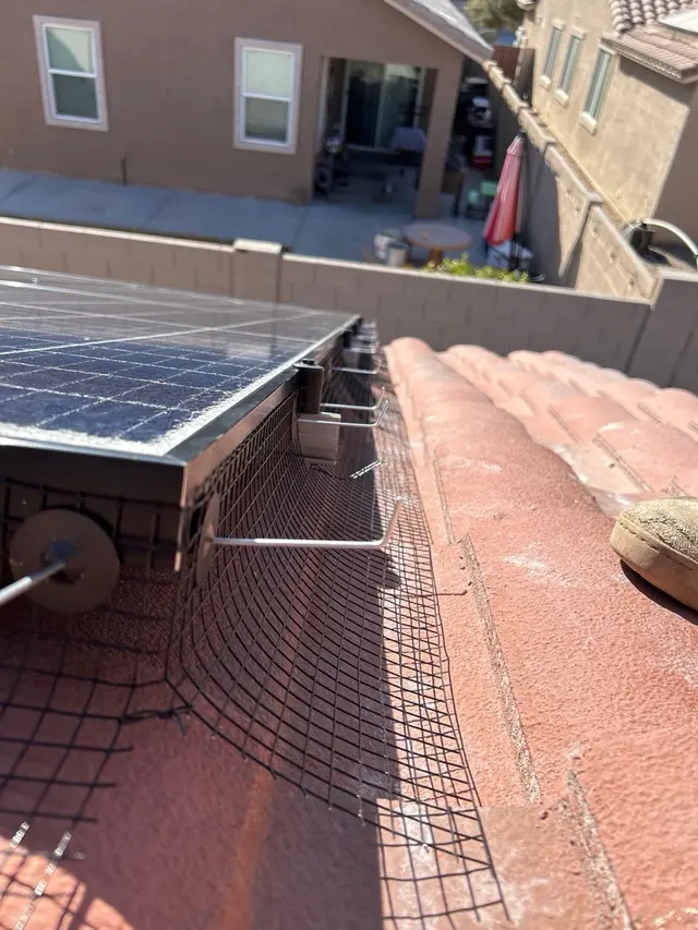 Rowan Solar Cleaning & Critter Guard — customer photo 12