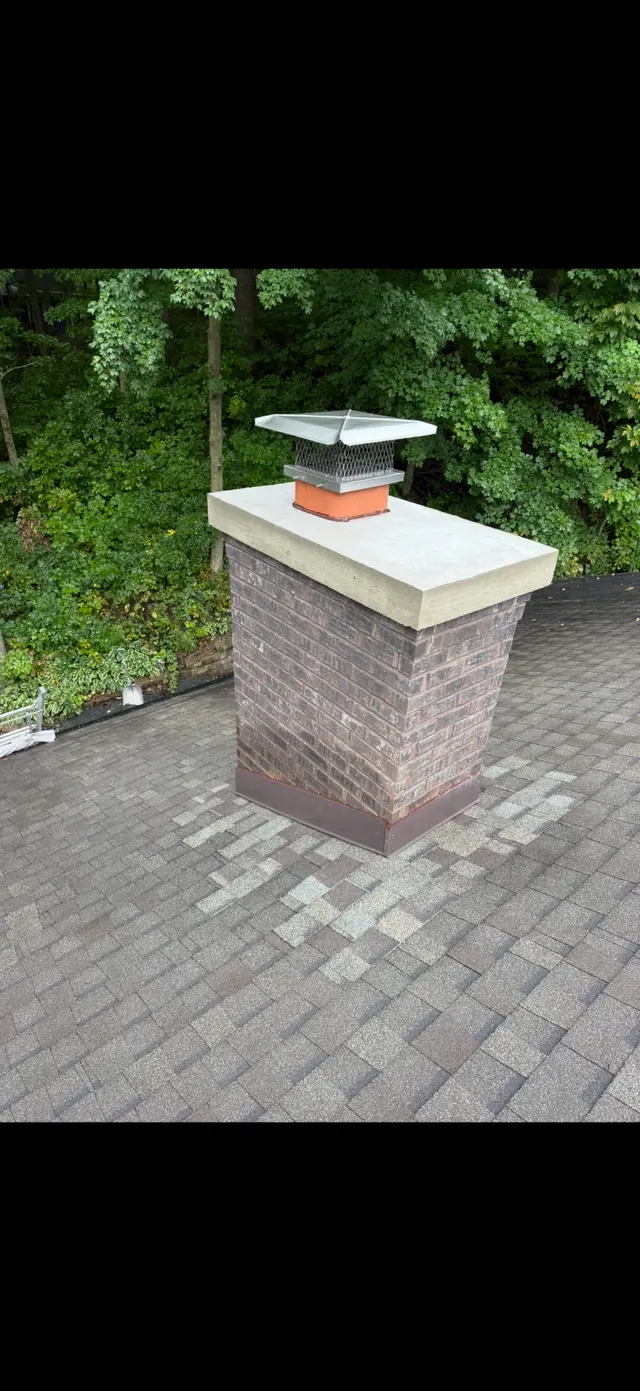 Customer photo of work by Midwest Fireplace and Chimney Ltd., from Francesca Locicero's review
