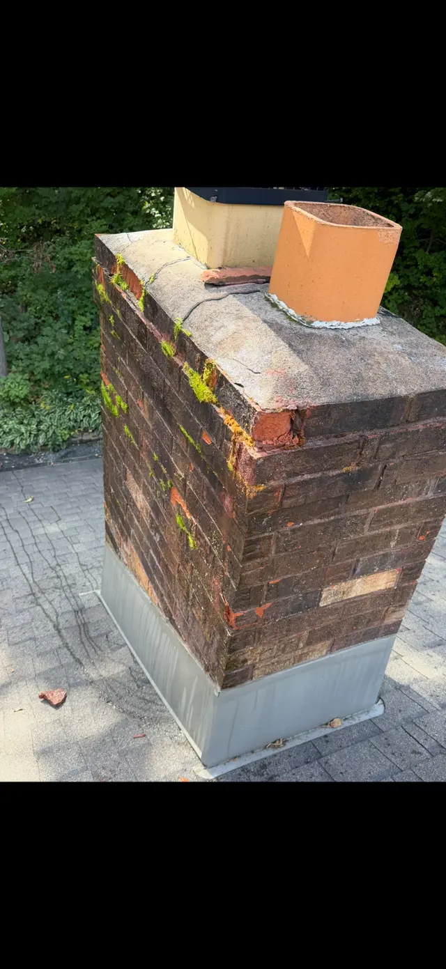 Customer photo of work by Midwest Fireplace and Chimney Ltd., from Francesca Locicero's review