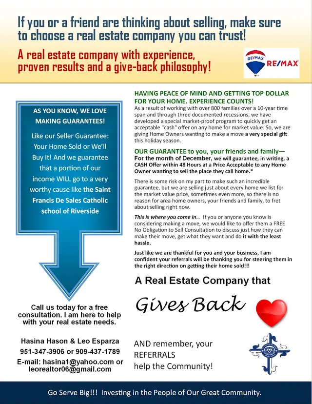 Hasina & Leo Team * Guaranteed cash offer for your home in 24 hours* — photo from the business 7
