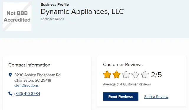 Dynamic Appliances — customer photo 5