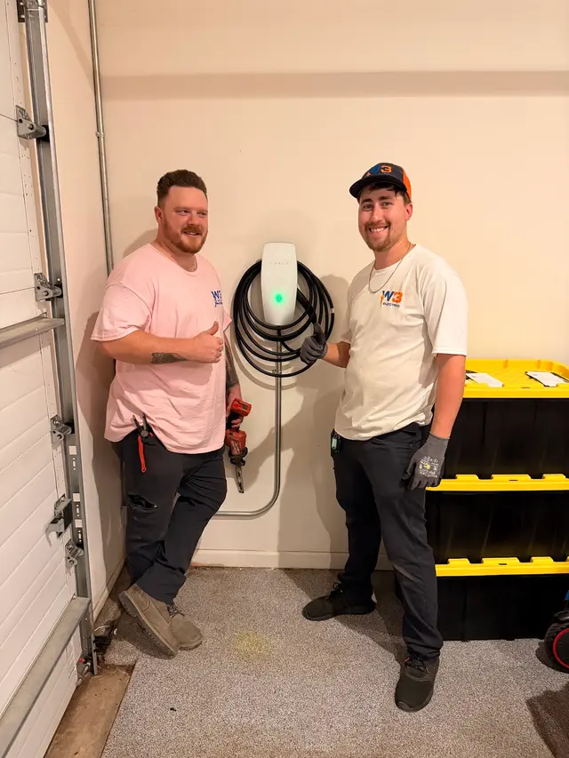 Customer photo of work by W3 Electric Heating & A/C, from Dave Hanson's review