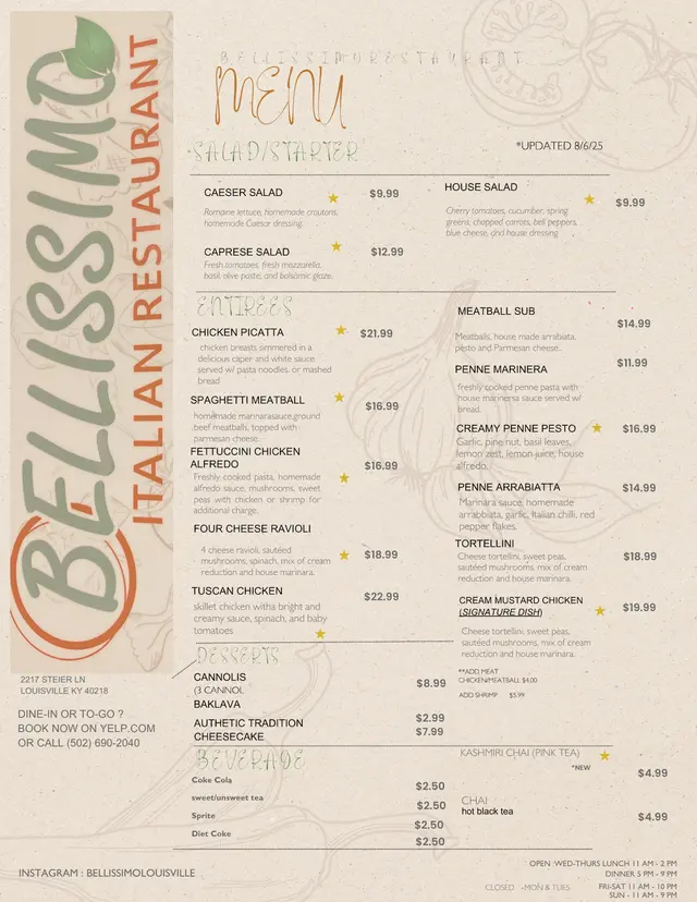 Bellissimo — photo from the business 10