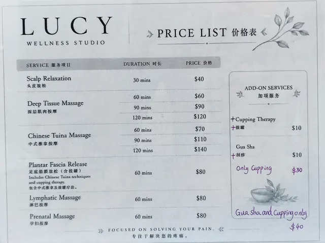 Customer photo of work by Lucy Wellness Studio, from Chantel Romy's review