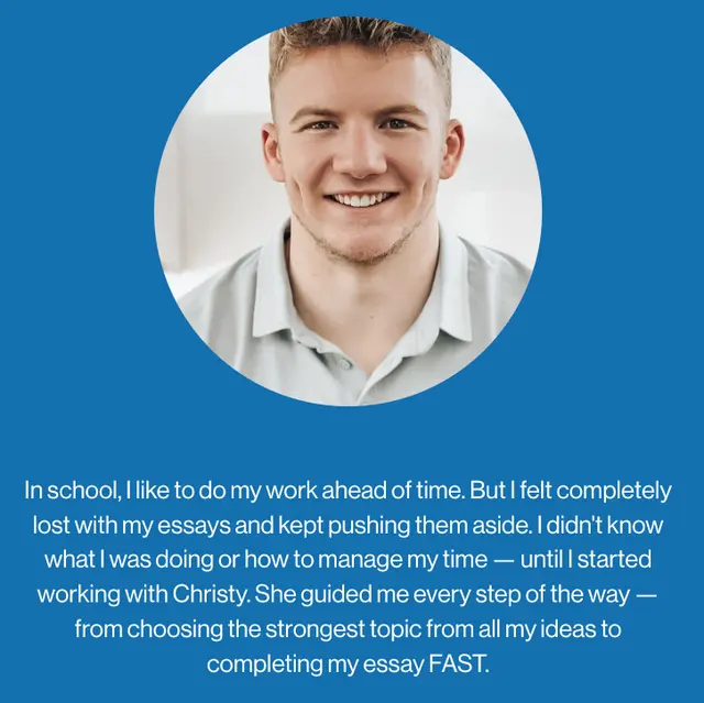 Easier College Essays + Admissions — photo from the business 10