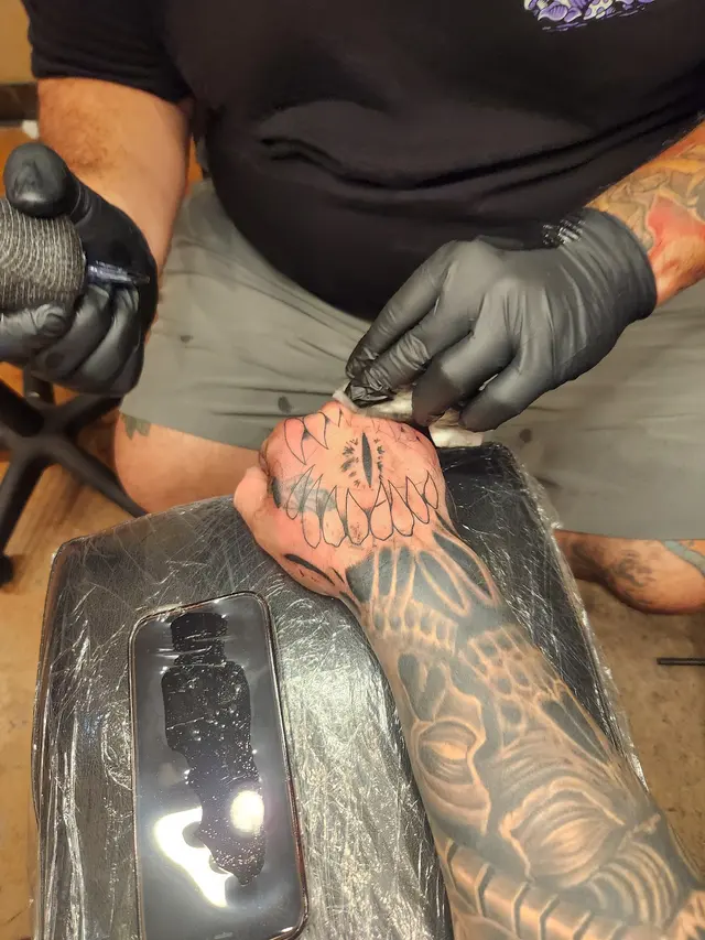 Customer photo of work by San Diego Tattoo Company, from Aaron Mueller's review