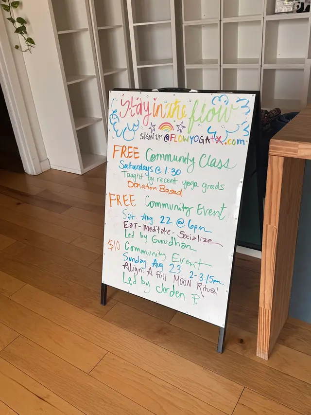 Customer photo of work by Flow Yoga Austin - North Loop, from Sonia Farina's review