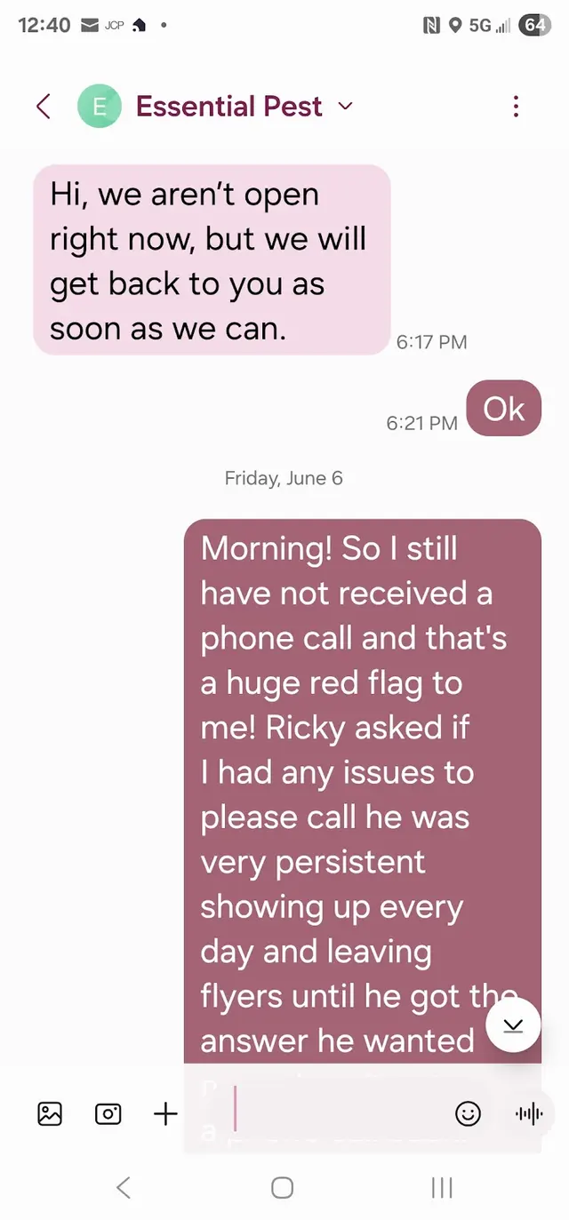 Essential Pest Control — customer photo 12