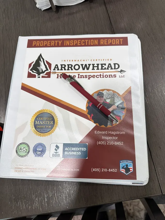Customer photo of work by Arrowhead Home Inspections, LLC, from Holly Hall's review
