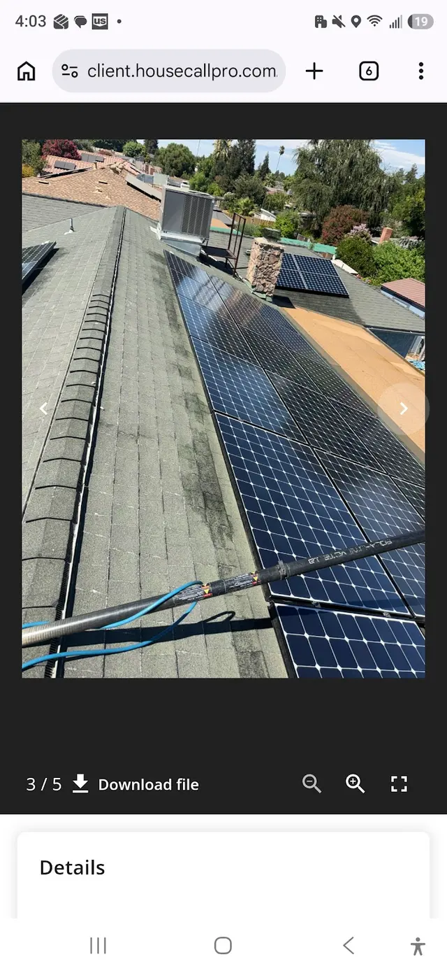 Customer photo of work by Golden Rays Solar & Cleaning Co., from Daniel Mejia's review