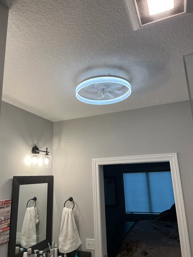 Customer photo of work by Mister Sparky of Fort Wayne, from Pamela Clarkson's review