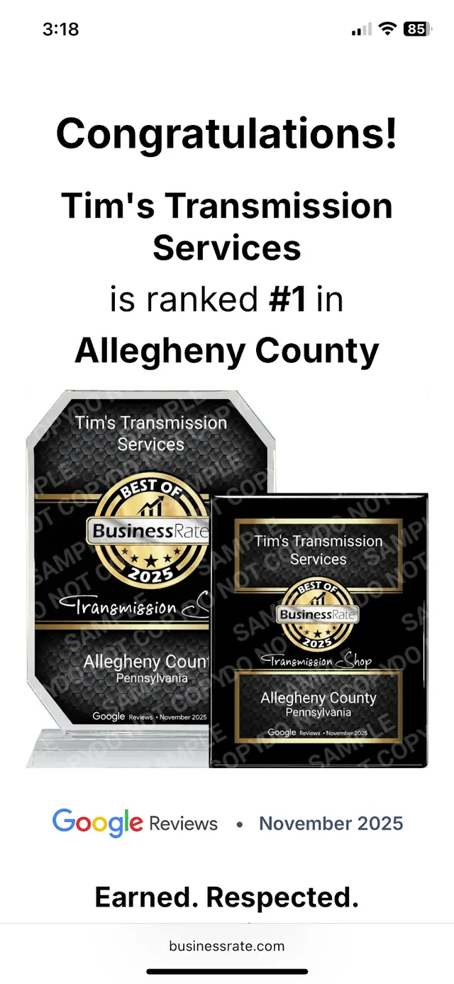 Tim's Transmission Services — photo from the business 2