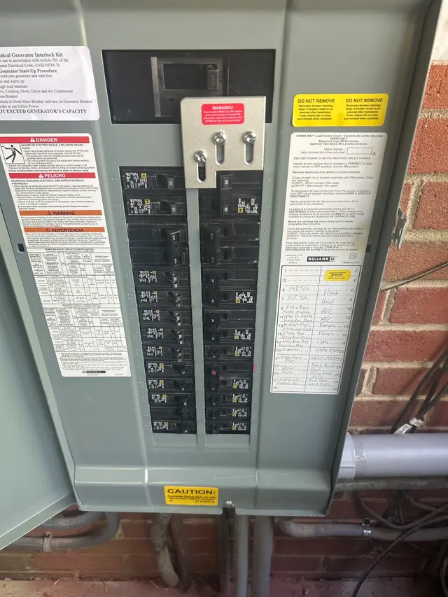 Customer photo of work by New Heights Electric Co., from Mark Robertson's review