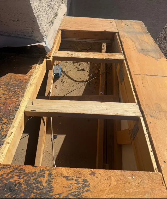 Customer photo of work by Phoenix Pro Roofing, from David Mack's review