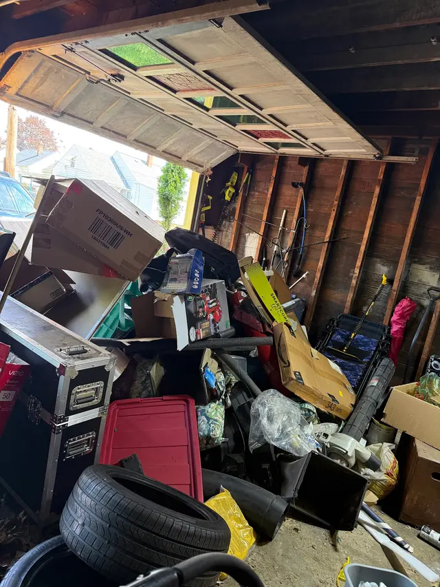 Customer photo of work by AMG Junk Removal & Dumpster Rental, from Detra Rene Anderson-Evans's review