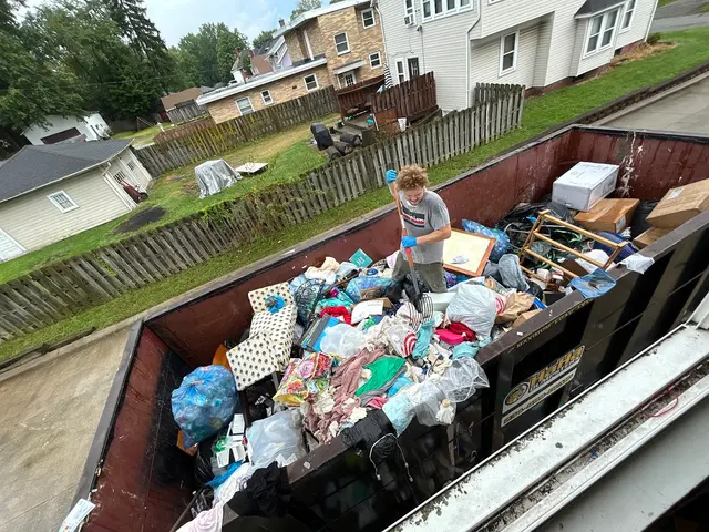 Customer photo of work by HaHa Dumpsters, LLC, from Drew k's review