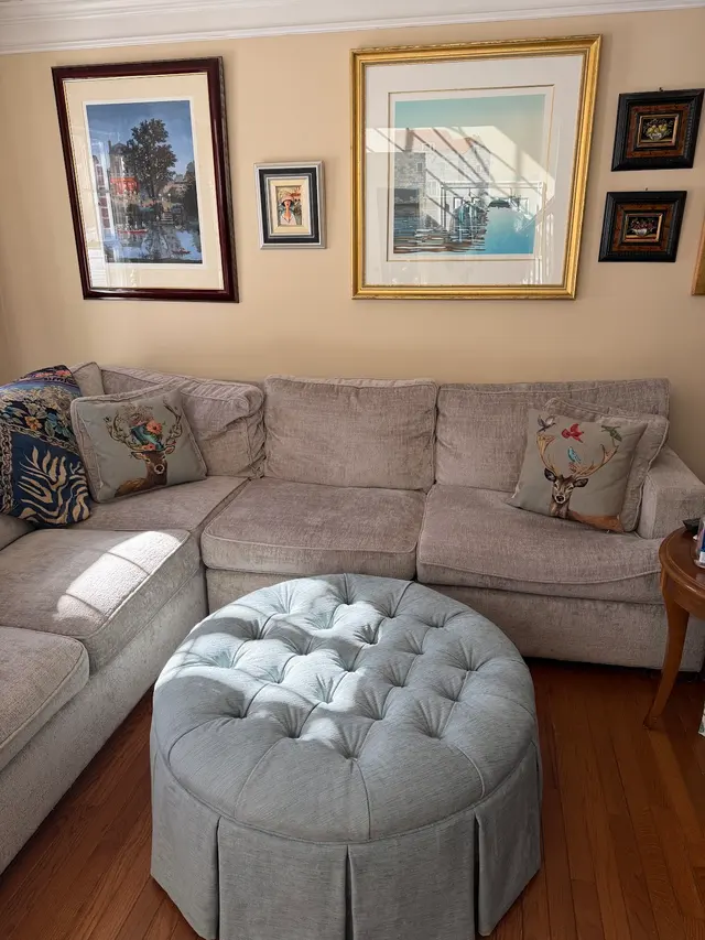 Customer photo of work by Sovalle upholstery, from Narcisa Eichin's review