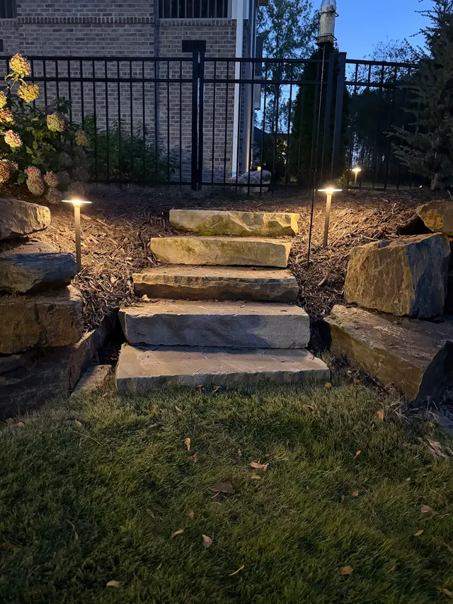 Customer photo of work by Outdoor Lighting Solutions, from Carol Hedeen's review